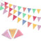 VEYLIN Wimpelkette Outdoor, 3 Stück 36 flaggen Wimpel Girlande, Wimpelkette Bunt für Hochzeit Geburtstag Kinderzimmer Party Garden Dekoration