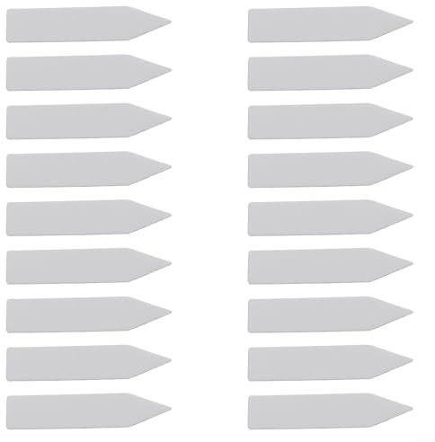 1000 Pack White Waterproof Plant Labels Durable Plastic Tags for Gardening Plant Flowers Pots