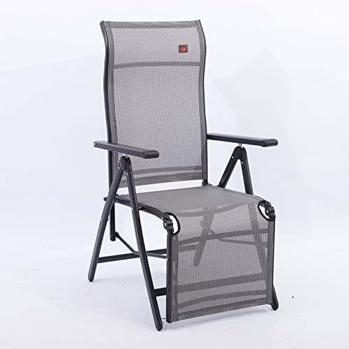 Sunloungers Reclining Garden Chair for Adults Heavy Duty Metal Folding Portable Chair, Deck Chairs, Zero Gravity Chair, Sun Lounger Recliners in Warehouse Max.200kg