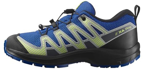Salomon XA Pro V8, imperméable Junior, Nautical B/B, Chaussures de randonnée polyvalentes pour Le Confort, idéales pour Les randonnées et Le Trail Running Lors d'aventures en Plein air. 3.3