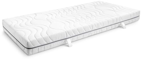 Sleezzz Smart viskoskummadrass, höjd 18 cm, hårdhetsgrad H3, 7 zoner med luftminnesskum (90 x 200 cm)