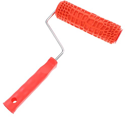 Hemobllo Concave and Convex Roller Wall Decorative Pattern Paint Roller Embossed Texture for Drywall DIY Home Painting Tool