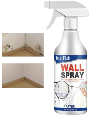 Jinjiar Versatile Wall Repair Paint, Magic Wall Repair Spray Set, Water-Based White Peel, Covers Mould, White Touch Up Paint, House Paint
