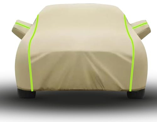 Housse de Protection Voiture Exterieur pour Austin Mini Moke Voiture, Bâche Voiture Extérieur Imperméable Anti-UV Respirante Anti Grêle