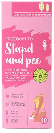 Urinal für Frauen, 10 Stück, wasserdicht, stehend, Urinaltrichter, praktisches Reise-Urinal-Gerät, Papier-PIPI- für Schwangere, Wunden, Reisen, Camping, Outdoor-Aktivitäten