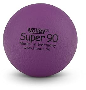 Volley Softball Super Lila – 9 cm Durchmesser – Weicher Schaumstoffball – Leicht – Griffig – Made in Germany