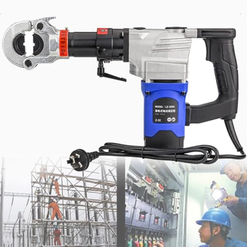 OZBME Pinza per crimpatura Cavi, Pinza idraulica Portatile da 2200 W, Pinza per crimpatura Cavi elettrici, per terminali in Rame e Alluminio, 240 °C (300 °C)