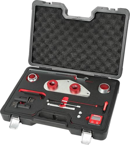 GEDORE red Arretierwerkzeug-Set für VW/Audi 1.5 TSI/TFSI EA211 | Nockenwellen-Arretierung, Schwung- & Zahnriemenrad-Fixierung | Alternative zu OEM VAS 611 007 | Kompatibel mit T10340, T10499, T10504/1