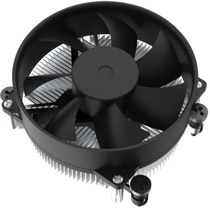 AMD CPU Air Cooler Low Profile for AM4 & AM5, Ultra Compact 45 mm High, 95 mm PWM Fan, 85W TDP, includes free IONZ Thermal Paste