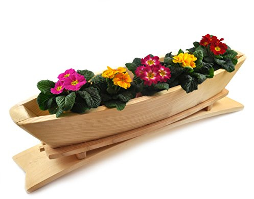 PM24 MyBer Blumenkasten Pflanzentopf Blumen Topf aus naturgebogenem Massivholz Handarbeit D100