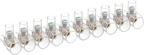 Arnocanali - 100 Morsetti unipolari in stecche da 10 poli , 10 mmq