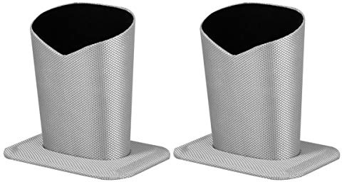 Supvox 2 Stücke Brillenhalter Brillenständer Fall Stehen Brillen Fall für Telefon Brillen Sonnenbrille Stifthalter Veranstalter (Silber)