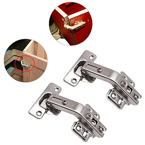 Cerniera angolare a 135 gradi con anta angolare pieghevole a vite cerniera nascosta combinazione di mobili da cucina cerniera ad angolo 2 pezzi