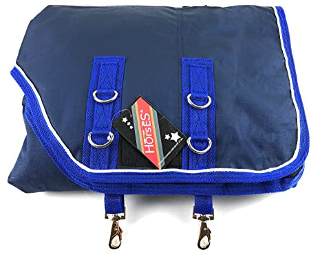 Horses, Coperta Paddock Impermeabile Heroes P, per Pony, Tessuto Traspirante, Mantiene il Pony Coperto e Asciutto (Imbottitura da 200g, 65 cm)