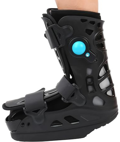 Offloading Walking Boot for Heel Pain or Ankle Sprained Medical Inflatable Walker Fracture Boot Short Air Cam Walker Brace for Fracture, Plantar Fasciitis, Achilles Tendon Injury, Ulcerations (M)