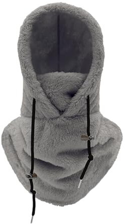 Warme Plüsch-Fahrradhaube Fleece Winddichte Skimaske Zum Balaclava Radfahren Schlupfmütze Damen Sturmhauben Für Frauen Sturmhaube Snowboard Damen