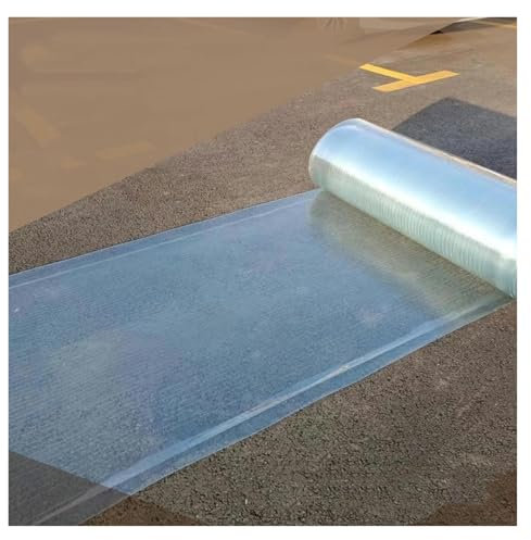 Plaque de toiture transparente en polycarbonate résistant aux UV 1 x 6 m – Idéal pour les garages et les serres, panneau d'éclairage du jour en fibre de verre 0,8 mm – Taille personnalisable