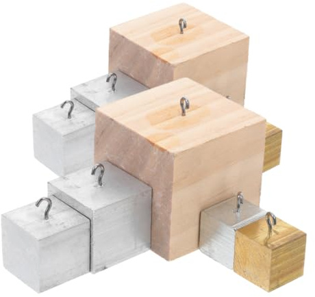 Gatuida Ensemble De 10 Pièces Cuboïde Blocs De Construction De Blocs De Connexion Lumières De Poisson De Bureau Glands Lâches Glands Dégradés Bande Rétro Bande Magnetique Mini-ruban Cuivre