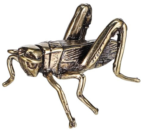 Gatuida Brass Crickets Ornament Dekorative Messingfigur Für Schreibtisch Stilvolle Innenraumgestaltung Liebevolles Für Teehäuser Und Wohnräume Retro-insektenkunst Für Büro Und