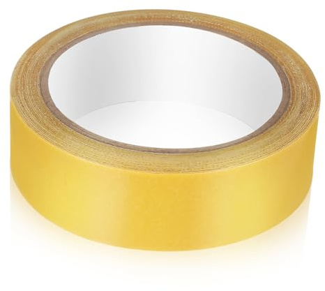 FONDOTIN Heavy Duty Grid Double Sided Fabric Tape Tear Resistant Adhesive with Strong Hold for Carpets Curtains Mats and Craft Repairs