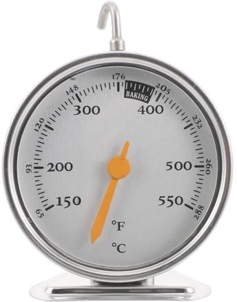 Gatuida Oven Thermometer for Electric Oven Temperature: Stainless Steel Thermometer 50-550°F/65-288°C - Accurate Cooking Temperature Gauge
