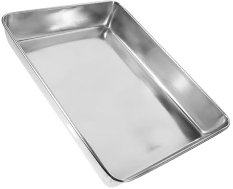 Angoily Multifunctional Stainless Steel Pigeon Bath Tub for Birds and Pets Easy Install Cage Accessory Shower Tray Suitable for Pigeons and Various Bird Species