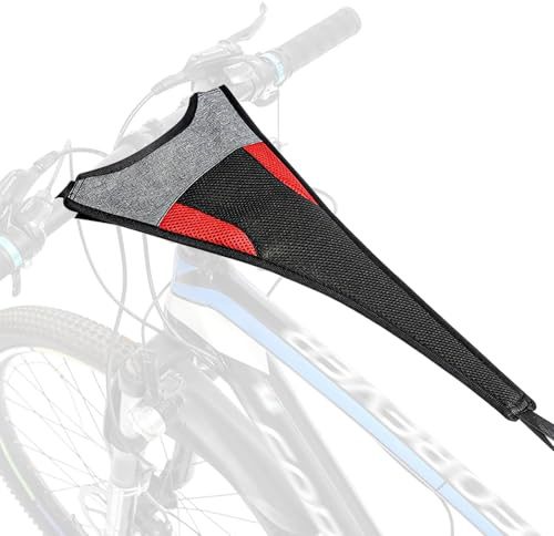 Schweißfänger für Fahrrad Rollentrainer, Rollentrainerzubehör Anti-Schweiß Saugfähig Atmungsaktiv Schnell Trocknend, für Rennrad und Mountainbike (Ohne Handytasche)