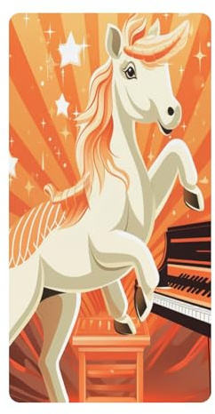 Dibujos Animados Unicornio Lindo Sábana de Cuna para Niños Pequeños,Sábanas de Algodón Suave para Bebés Aptas para Colchón Corralito