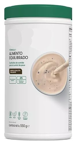 Formula 1 Batido F1 Sustitutivo de Comida, Sabor Galleta Crujiente