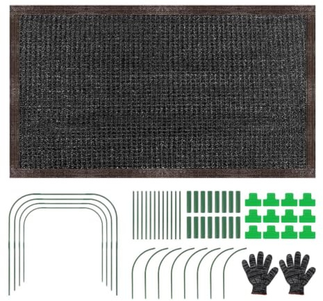 Telo Ombreggiante Da Giardino Tessuto Anti-UV 200x100 cm | Kit Telo Ombreggiante Da Sole Per Giardino Adatto Per Piante, Fiori, Ortaggi, Interno, Esterno, Patio, Aiuola Rialzata,