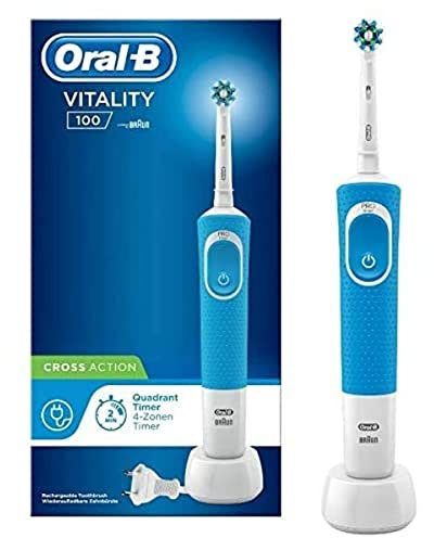 Oral-B Vitality 100 Cepillo de Dientes Eléctrico con Mango Recargable - Versión Anterior