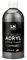 LM Metallika Peinture acrylique, 500 ml, gris argenté, brillante, effet métallisé, peinture décorative, de bricolage
