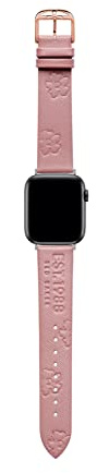 Ted Baker Magnolia Saffiano Leather smartwatch Band Compatible with Apple Watch Strap 38mm, 40mm, Pink, One Size, Magnolia Saffiano Leather smartwatch band compatible with Apple watch strap 38mm, 40mm