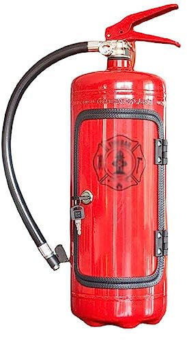 PODEC Feuerlöscher-Minibar, Handgefertigtes Metall-Minibar-Geschenk, Neuartige Feuerlöscher-Bar, Leicht Zu Tragen Und Zu Trinken, Neuheitsgeschenke Für Camping-Picknick-Männer Und Whisky-Liebhaber