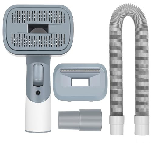 MOPEI 2 in 1 Spazzola Aspirante per Cani e Gatti Si adatta alla maggior parte degli aspirapolvere con tubi da 32 e 35 mm