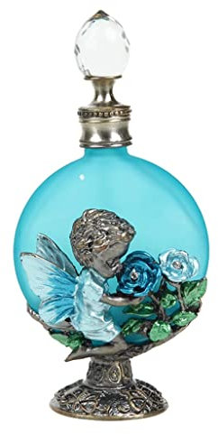 Botella de perfume, botella de atomizador Decoración De Ángel Cubierta De Cristal Botella De Perfume Frascos De Perfume De Frasco De Perfume Vintage for Damas Y Niñas (Color : Pink, Size : 4 * 14cm) (