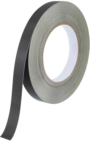 PATIKIL Cinta Eléctrica De Tela De Acetato 15 mm x 30 Metros, Cinta Adhesiva Aislante De Tela Negra Para Reparación De Laptop Eléctrica Automotriz Guitarra Arneses De Cable | Cinta Adhesiva Aislante De Tela Negra, Para Reparación De Laptop Eléctrica Automotriz Guitarra Arneses De Cable