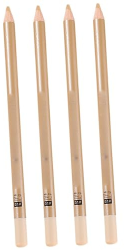 VALICLUD Stylo Correcteur de Taches de Rousseur 4pcs en Bois pour Maquillage, Couvrant Cicatrices et Zones Sombres, pour Voyage D'affaires Style Aléatoire