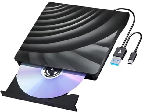 Unidad Óptica Externa BLU-Ray USB 3.0, Lector 3D Portátil, Reproductor De CD Y DVD, Grabadora For Ordenador Portátil Y PC.