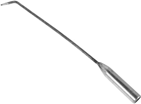 Uonlytech Feuerhaken Robustes Metall aus Eisen mit Langem Griff Platzsparend für Kamin und Feuerstellen für Indoor und Outdoor Einsatz bei Brennofen und Grill