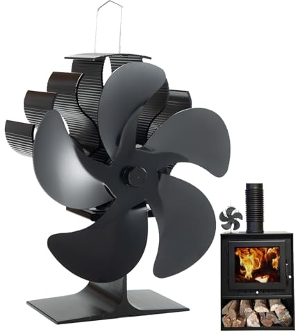 Ventilador de chimenea | Ventilador de estufa de leña - termoeléctrico para estufas de leña, quemadores de, accesorios para chimeneas