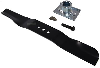 perfektGarten 53 cm gräsklippare knivhållare + kil + skruv kompatibel med Scheppach gräsklippare