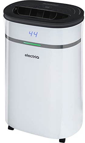 electriQ Premium 12 L Laundry Dehumidifier and Air Purifier for Home | Low Energy Compressor Costs 4.6p/hr | Smart Mode Maintains Ideal Humidity | HEPA Filter Removes Odours | Quiet Dehumidifier