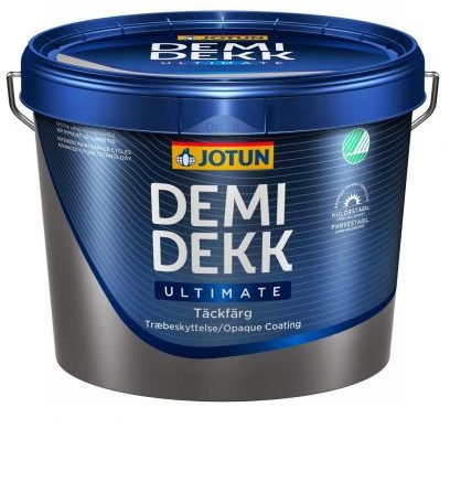 JOTUN DEMIDEKK ULTIMATE TÄCKFÄRG Holzfarbe Ultimate Täckfärg weiß 3l