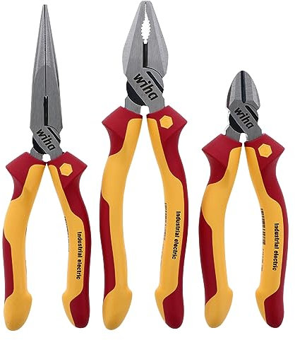 Wiha 32864 Insulated Pliers & Cutters 3 Pc. Set