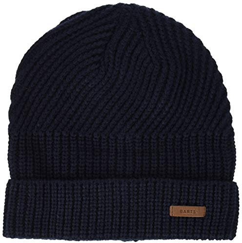 Barts Herren Macky Beanie Baskenmütze, Blau (Navy 0003), One Size (Herstellergröße: Uni)