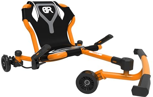 EzyRoller Drifter X Trike Fun Fahrzeug Funfahrzeug Dreirad Kinderfahrzeug Scooter Tretfahrzeug | 4-14+ Jahre (orange)