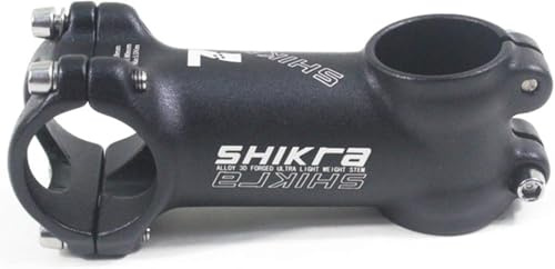31.8 Vorbau 7 Grad 45 mm 55 mm 65 mm 70 mm 80 mm 90 mm 100 mm 110 mm Bike Lenker Vorbau Riser MTB Vorbau für Mountainbike, Rennrad, BMX, Track Bike, Schwarz , 55 mm