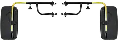 2x Außenspiegel Rückspiegel LKW Bus ø15-25mm BEHEIZT 370x190mm mit Spiegelhalter Spiegelhalterung Spiegelarm SET