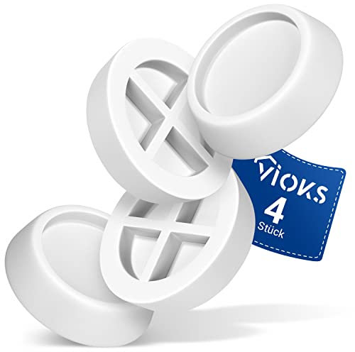 VIOKS Amortiguador de vibraciones universal para lavadoras, secadoras, amortiguadores de vibración, accesorios para Bosch Privileg Siemens, almohadillas de goma antivibración